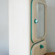 Cabinet to pharmacy or metal toilet