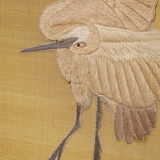 1900 three-leaf mahogany screen by Felix Bernard