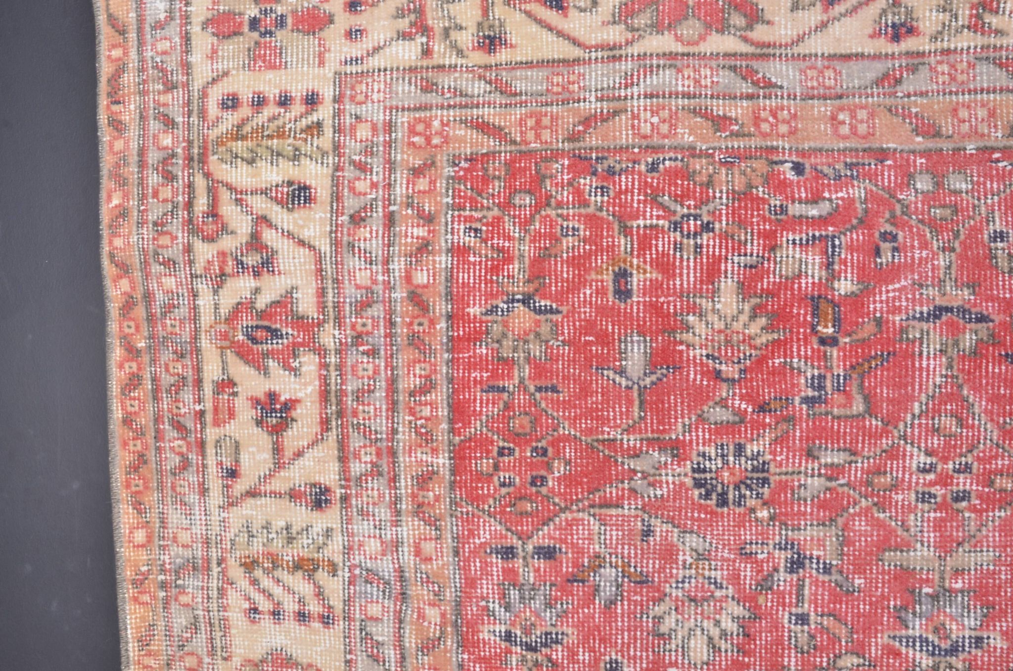 Tapis vintage Oushak turc sku2365