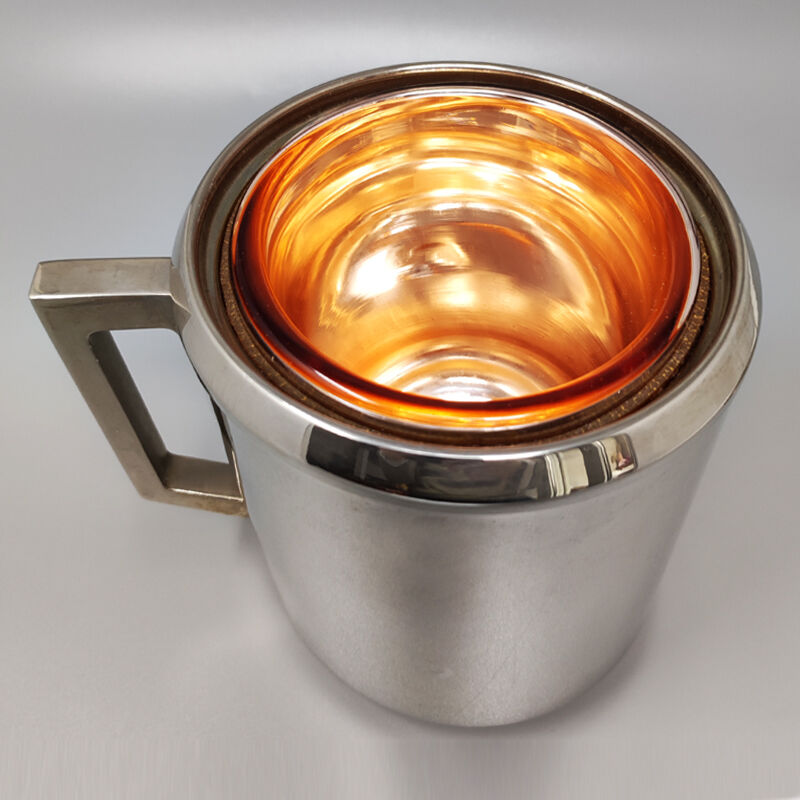 Ice bucket by Aldo Tura for Macabo. Made in Italy