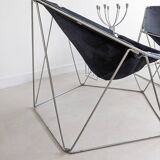 Set of 2 'Penta' Chairs by Jean-Paul Barry & Kim Moltzer for Bofinger 1960's