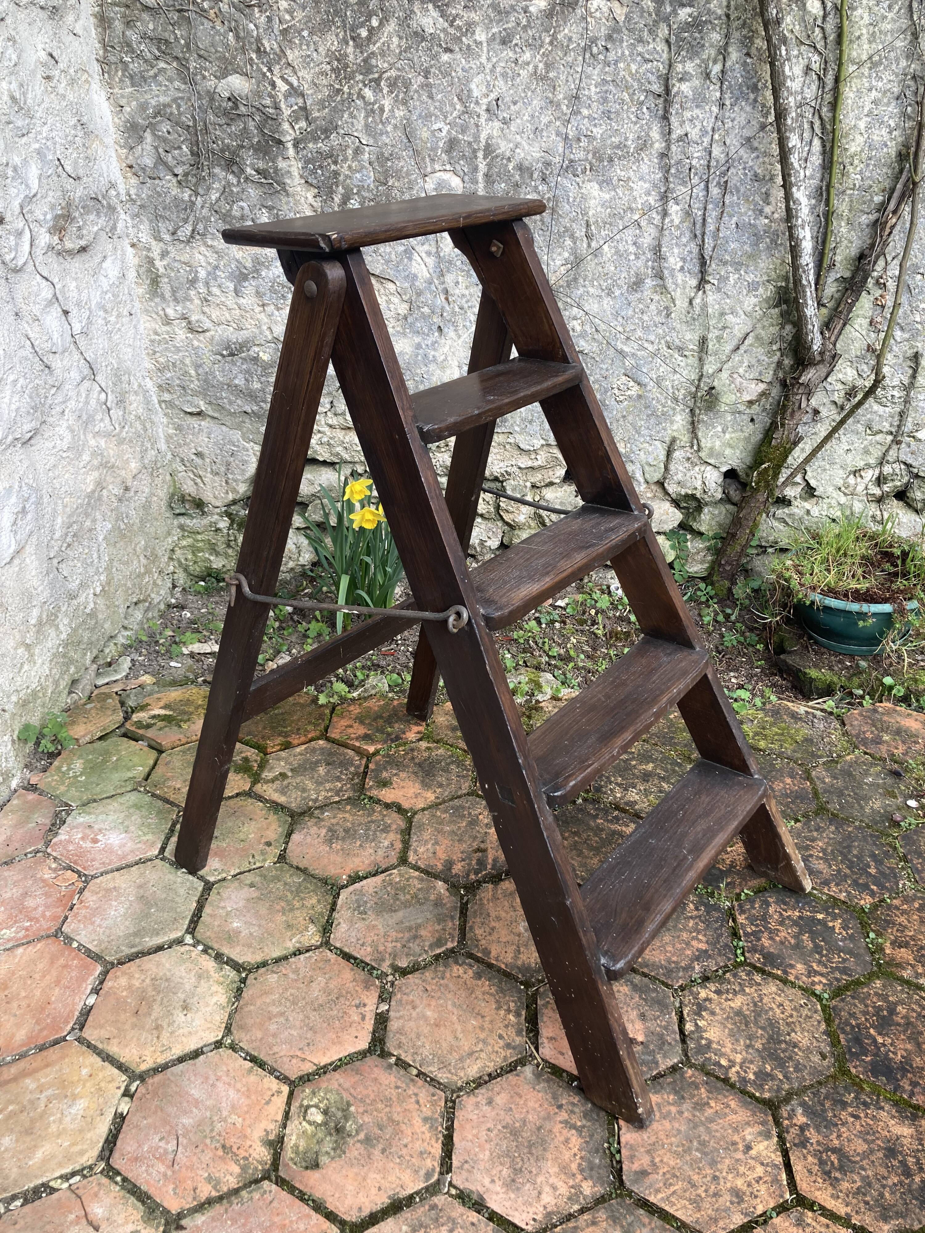 Small vintage stepladder