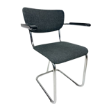 Grey cantilever chair