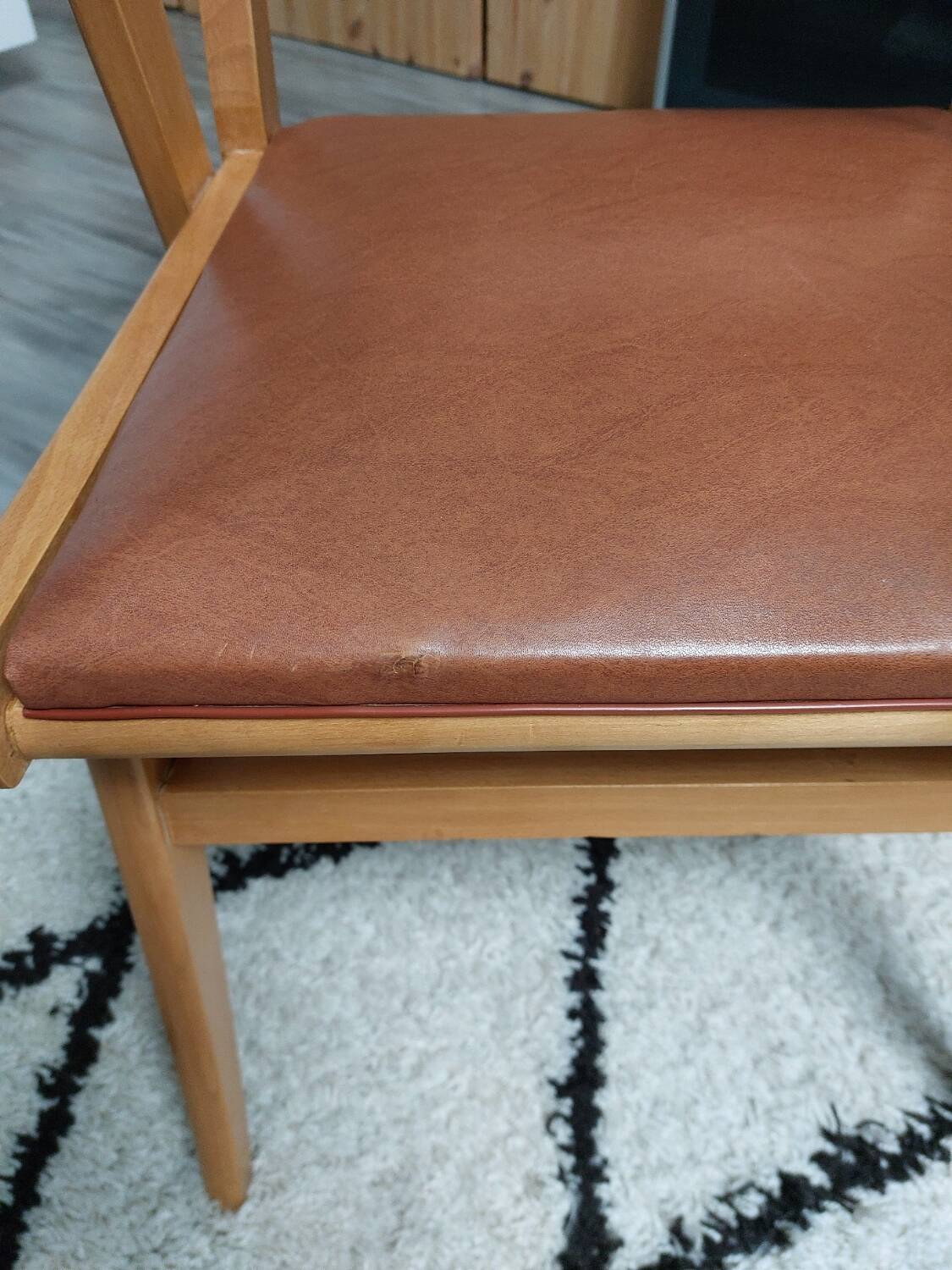 Fauteuil de bureau pieds compas