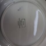 Set of 8 Digoin Sarreguemines flat plates, Capri model