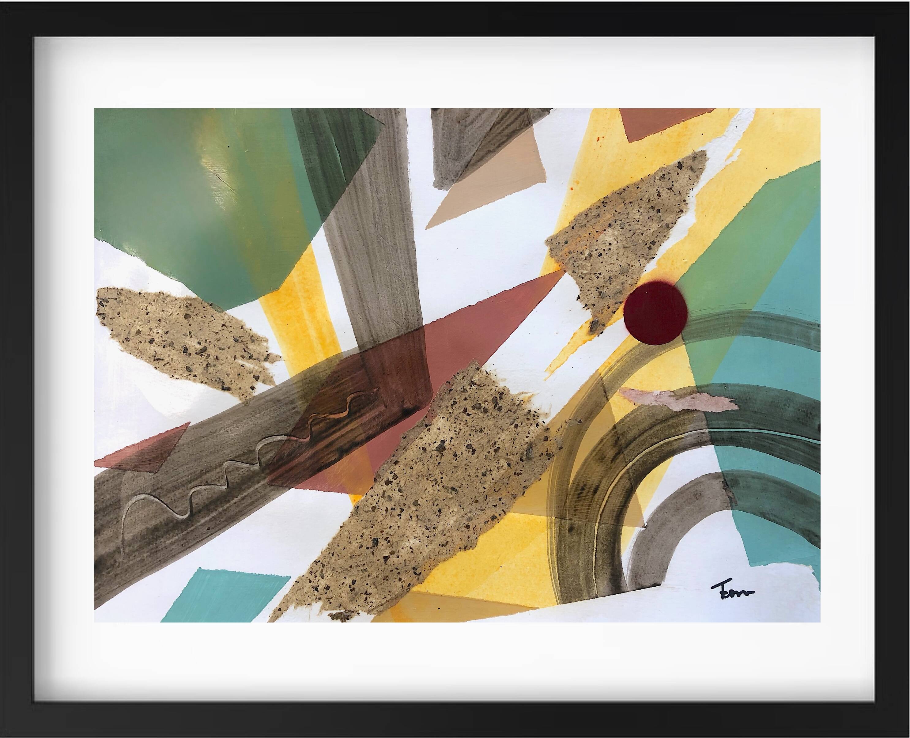 Original and unique hand-painted abstract painting