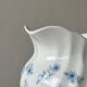 White porcelain creamer with small blue flowers – Milk jug