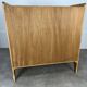 Scandinavian chest of drawers in light oak, with tapered legs, 1950s.