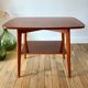 Table console en bois de hêtre années 50