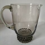 Smoked glass pitcher