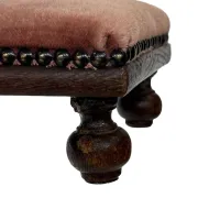 Pouf Art Déco repose-pieds design minimaliste des années 30