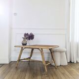 Rattan coffee table