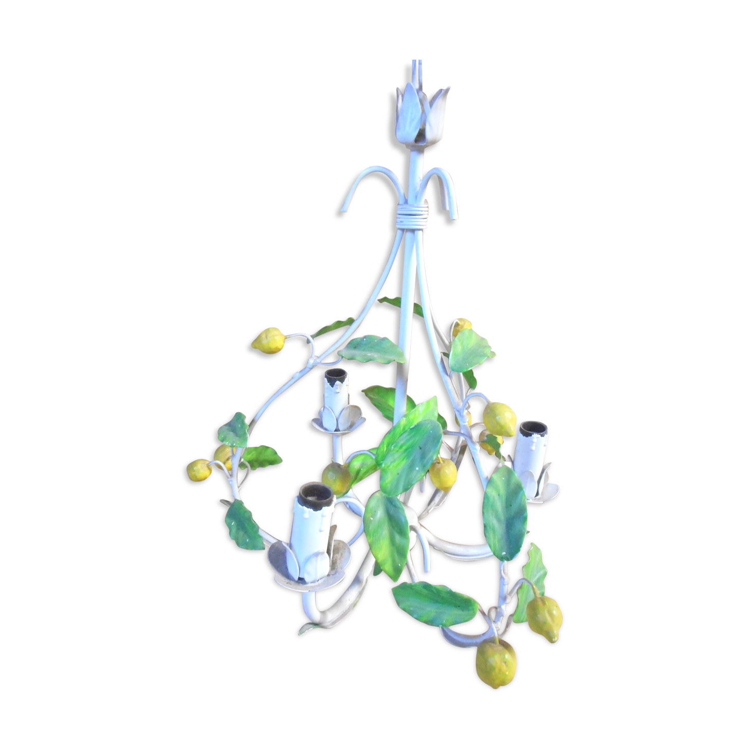 Iron chandelier lemons 60