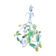 Iron chandelier lemons 60