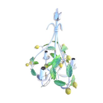 Iron chandelier lemons 60