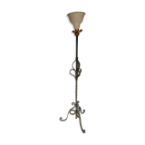 Forged iron lamp lamp, geige metal tulip