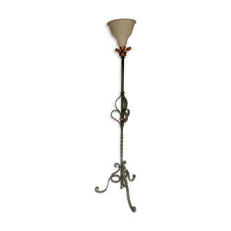 Forged iron lamp lamp, geige metal tulip