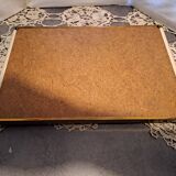 Art deco tray with rectangular mirror background