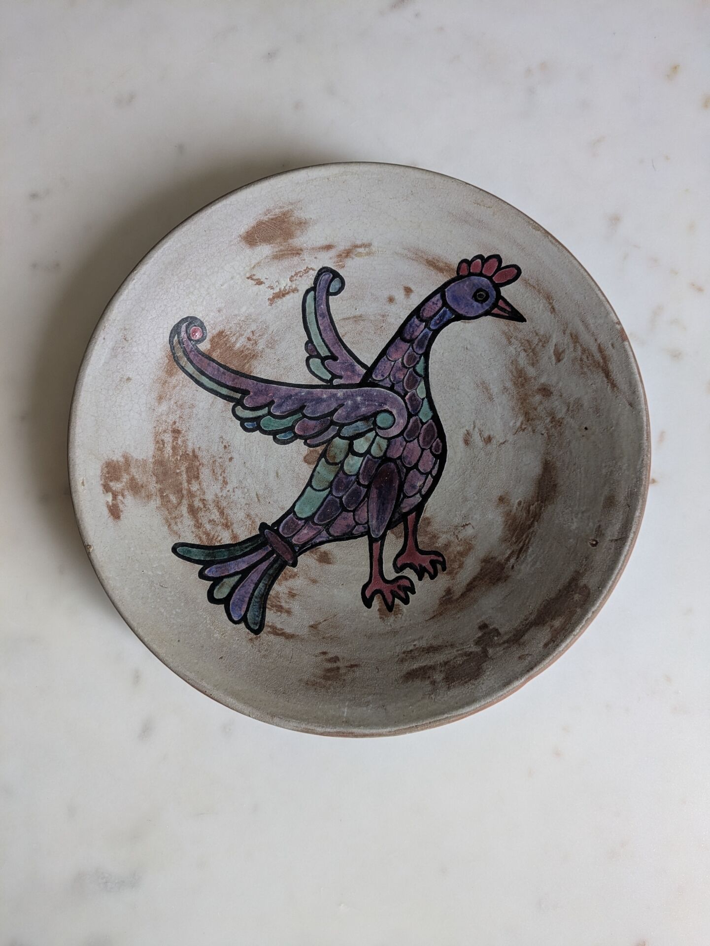 Plate "St Cannat", 1950s-60s