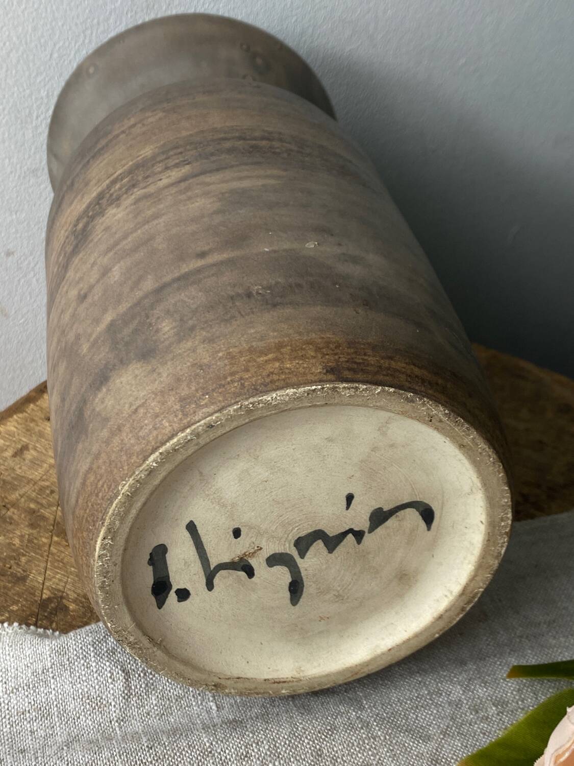 Handmade ceramic vase