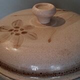 Soupière décor Morzine Art workshop of Lorraine Sarreguemines France