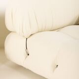 Camaleonda Sofa by Mario Bellini renovated in linen upholstery