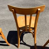 Set of four bistro chairs