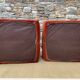 Pair of 70s velvet heaters