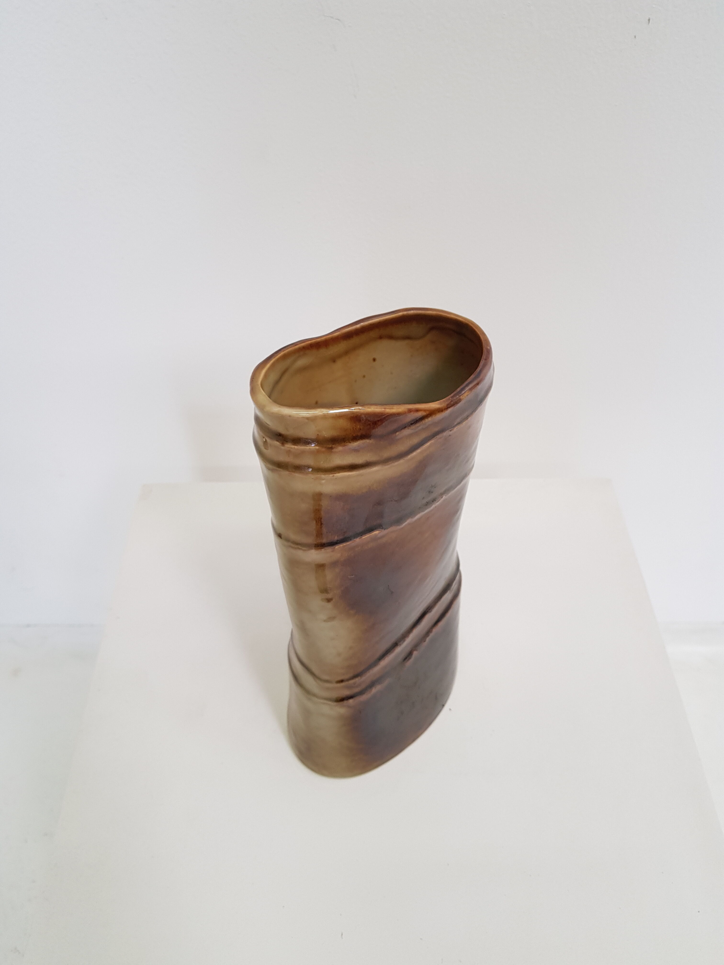 Ceramic vase signed Virebent France