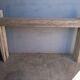 Console brutaliste 148 cm vieux bois massif