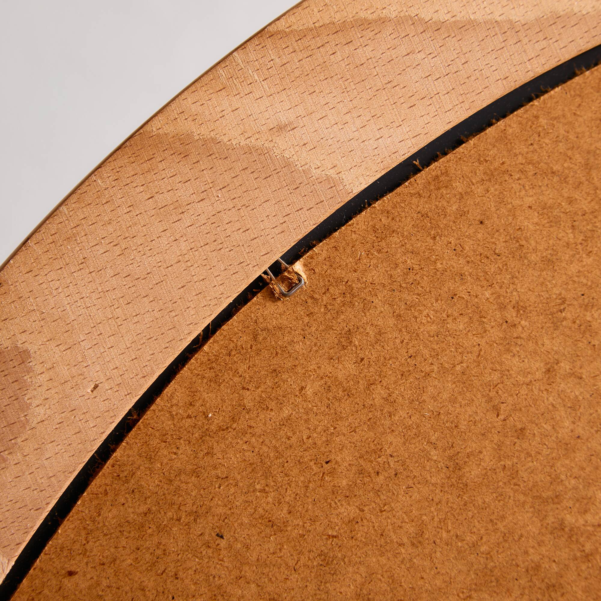 Beech framed mirror by Aksel Kjersgaard