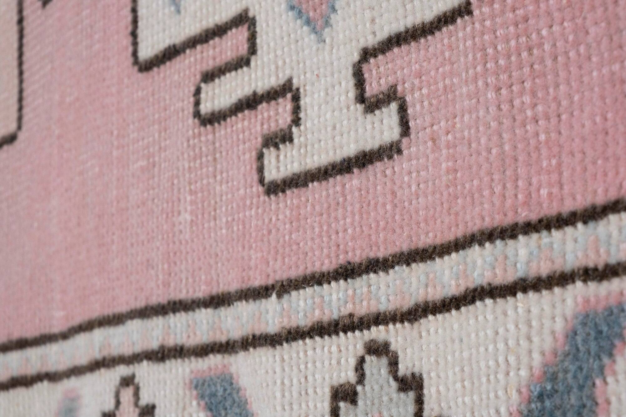 Vintage Turkish hallway rug 75x397 cm