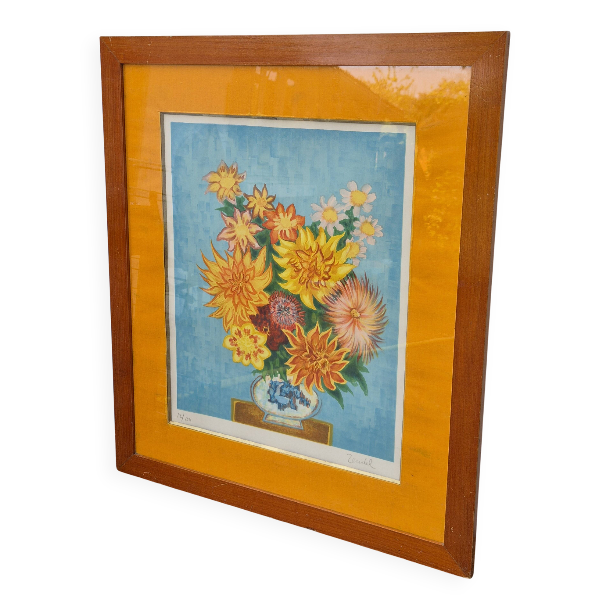 Rare Mid-Century Gabriel Zendel Signed & Numbered Lithograph