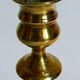 Old solid brass candle holder