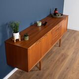 Retro teak 1960s long jentique classic mid century sideboard
