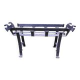 Wrought iron log holder or plant stand