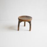 Wa-Hehe tribal carved tripod stool, Tanzania 1950s