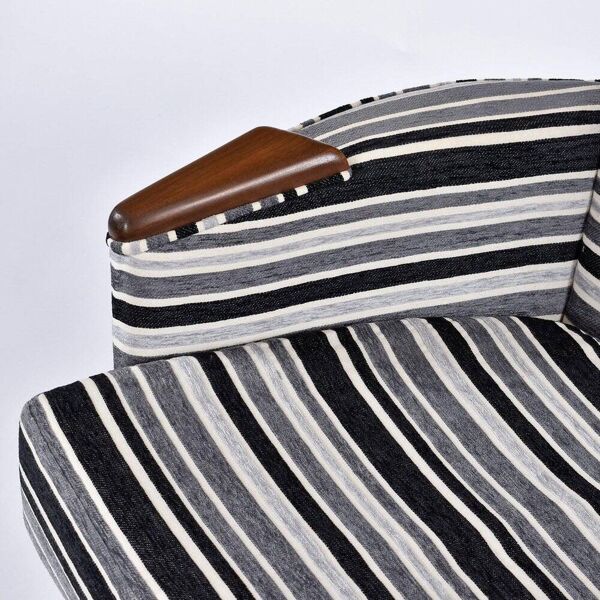 Fauteuil à dossier haut 2056-C par Adrian Pearsall pour Craft Associates