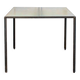 Iron and galvanized sheet metal table by Toni Cordero, 1980s