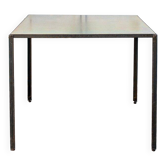 Iron and galvanized sheet metal table by Toni Cordero, 1980s