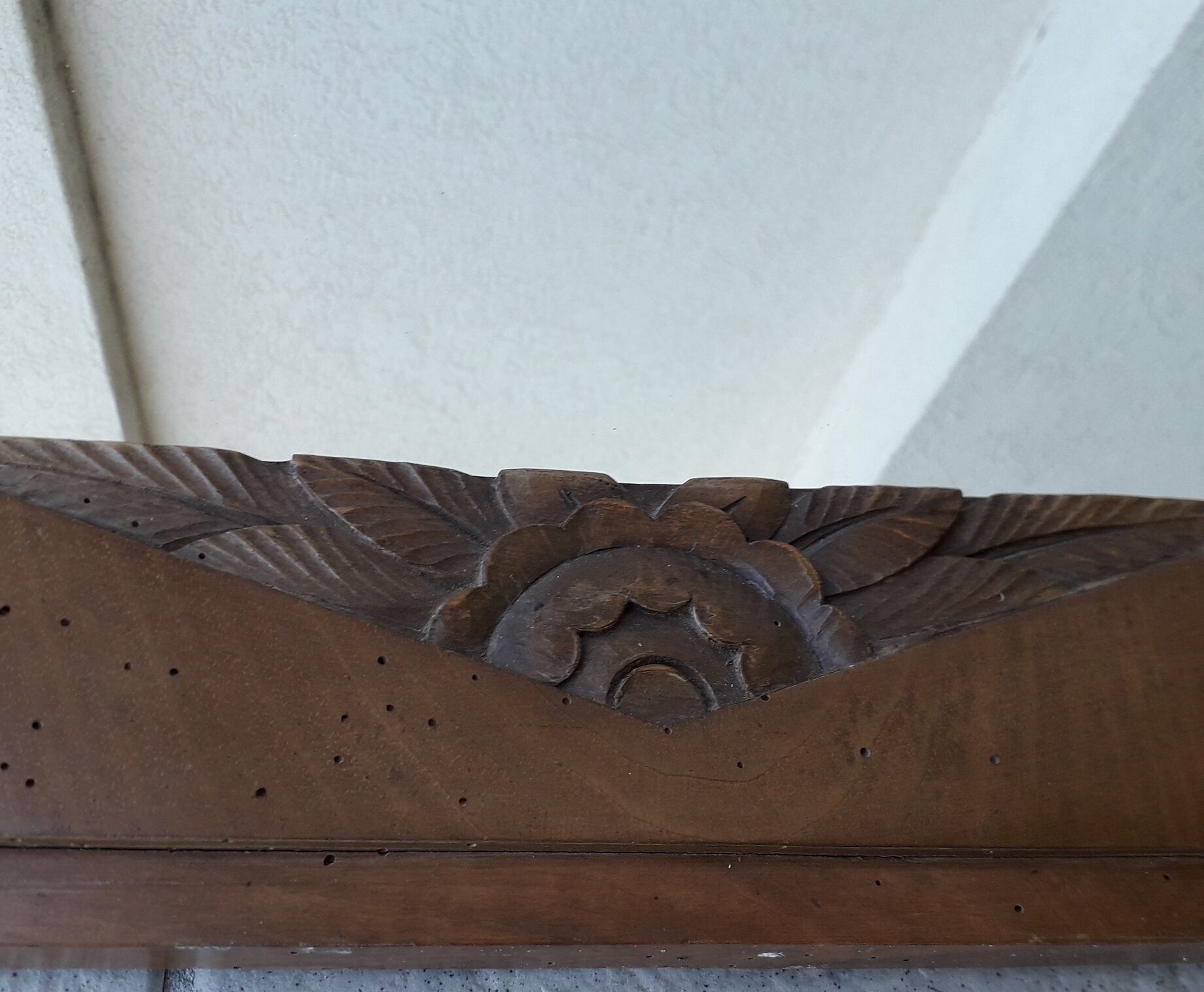 Miroir années 60 bois