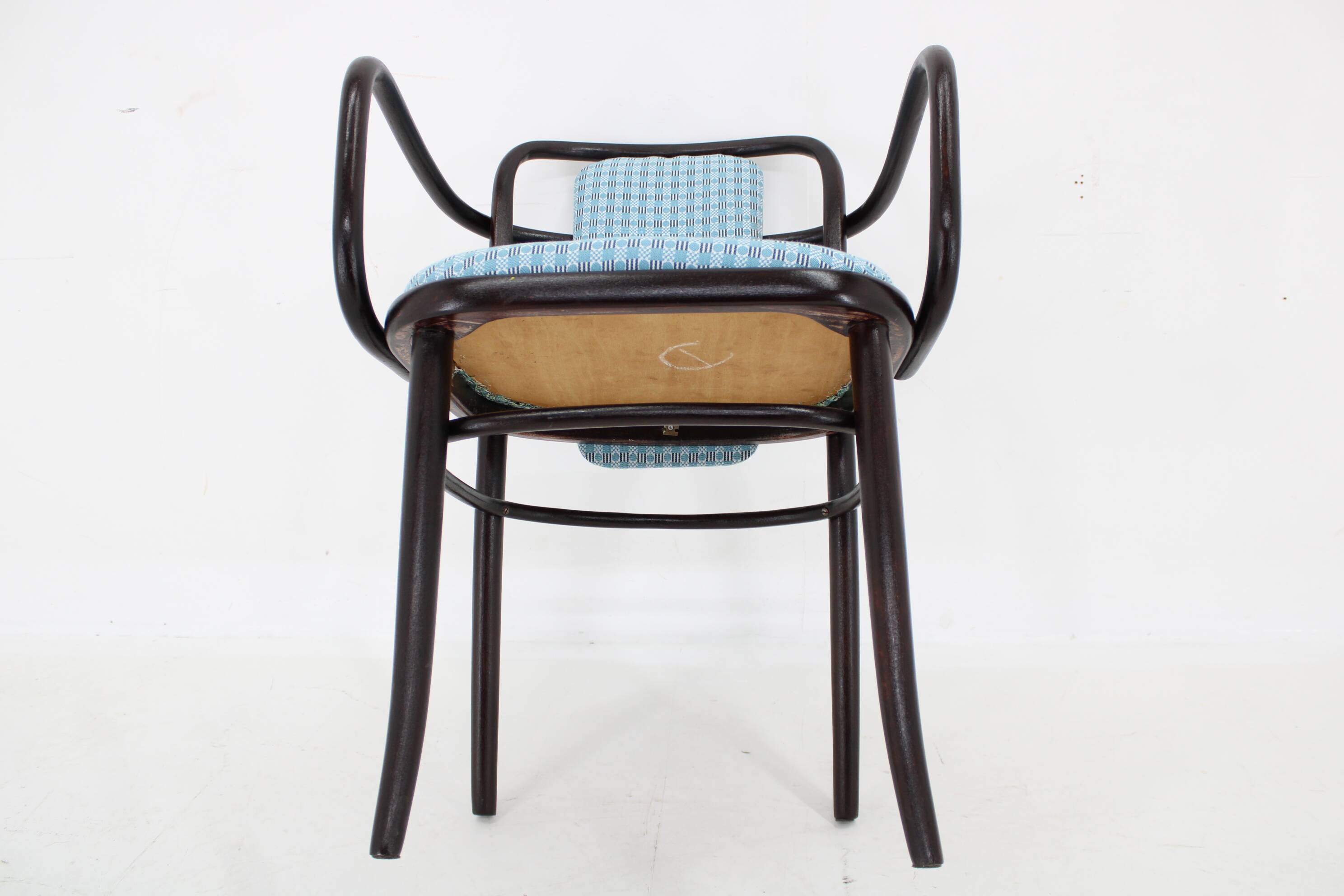 1970s Beech Bentwood Chair by Ton ,Czechoslovakia