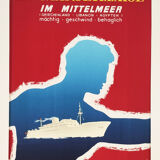 Affiche Marseillaise Messagerie Maritimes