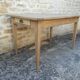 One drawer farm table