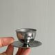 Lot de 3 coquetiers design en inox