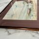 Framed antique watercolor, Gulf of Morbihan