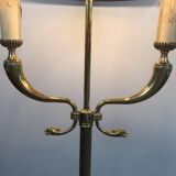 Lampadaire de parquet en laiton Maison Jansen