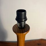 Pied de lampe en bois massif