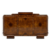 Art Deco Enfilade in walnut veneer - 1925-1939