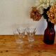 Set of 4 vintage stemmed glasses Luminarc Régence 1970s